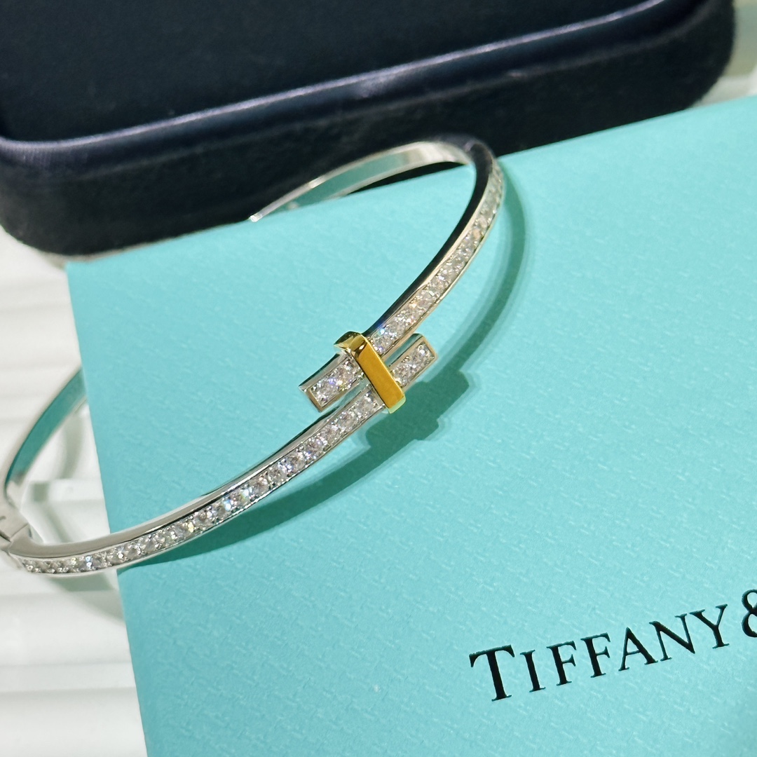 Tiffany&CO Hinged Bypass Bangle - DesignerGu