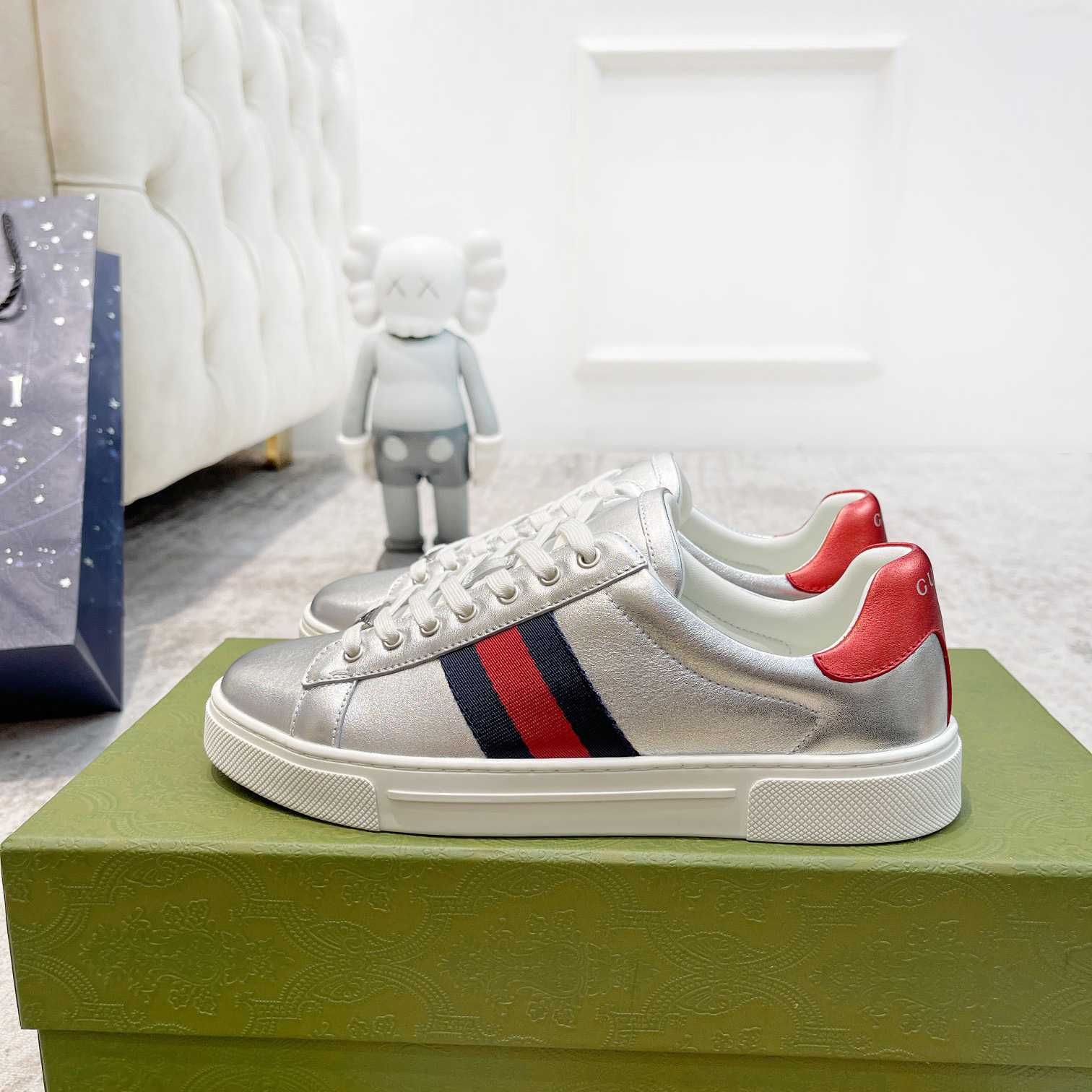 Gucci Ace Sneaker With Web - DesignerGu