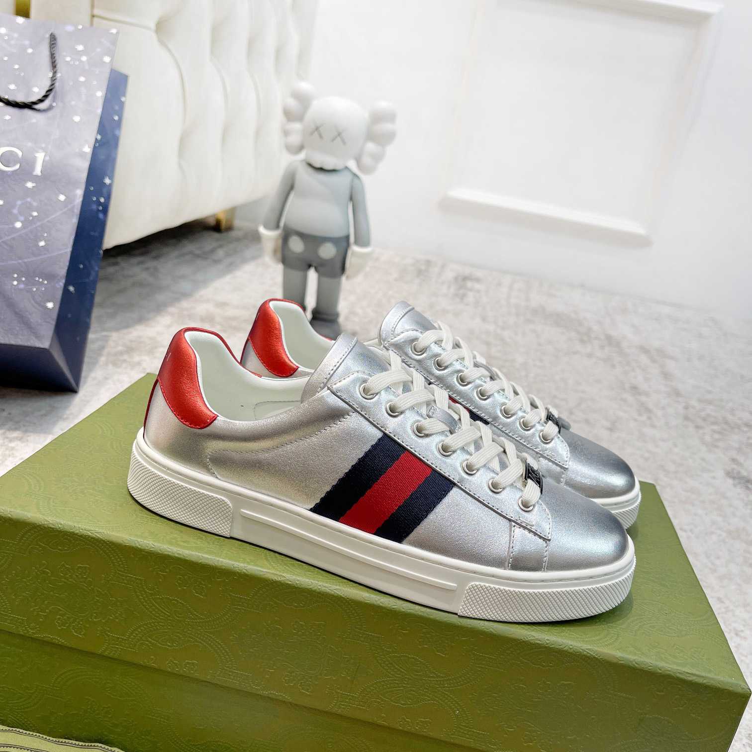 Gucci Ace Sneaker With Web - DesignerGu