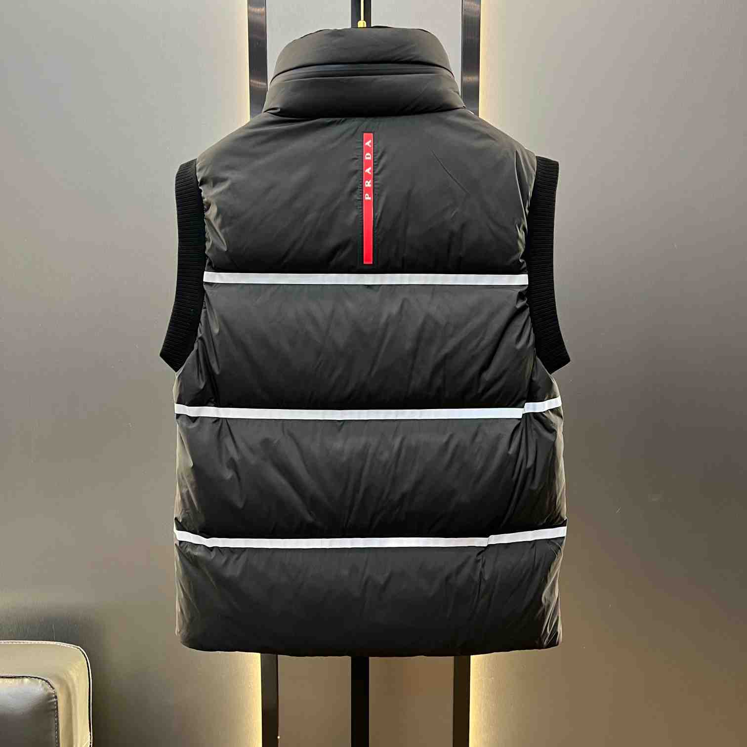 Prada Light Technical Fabric Down Vest - DesignerGu