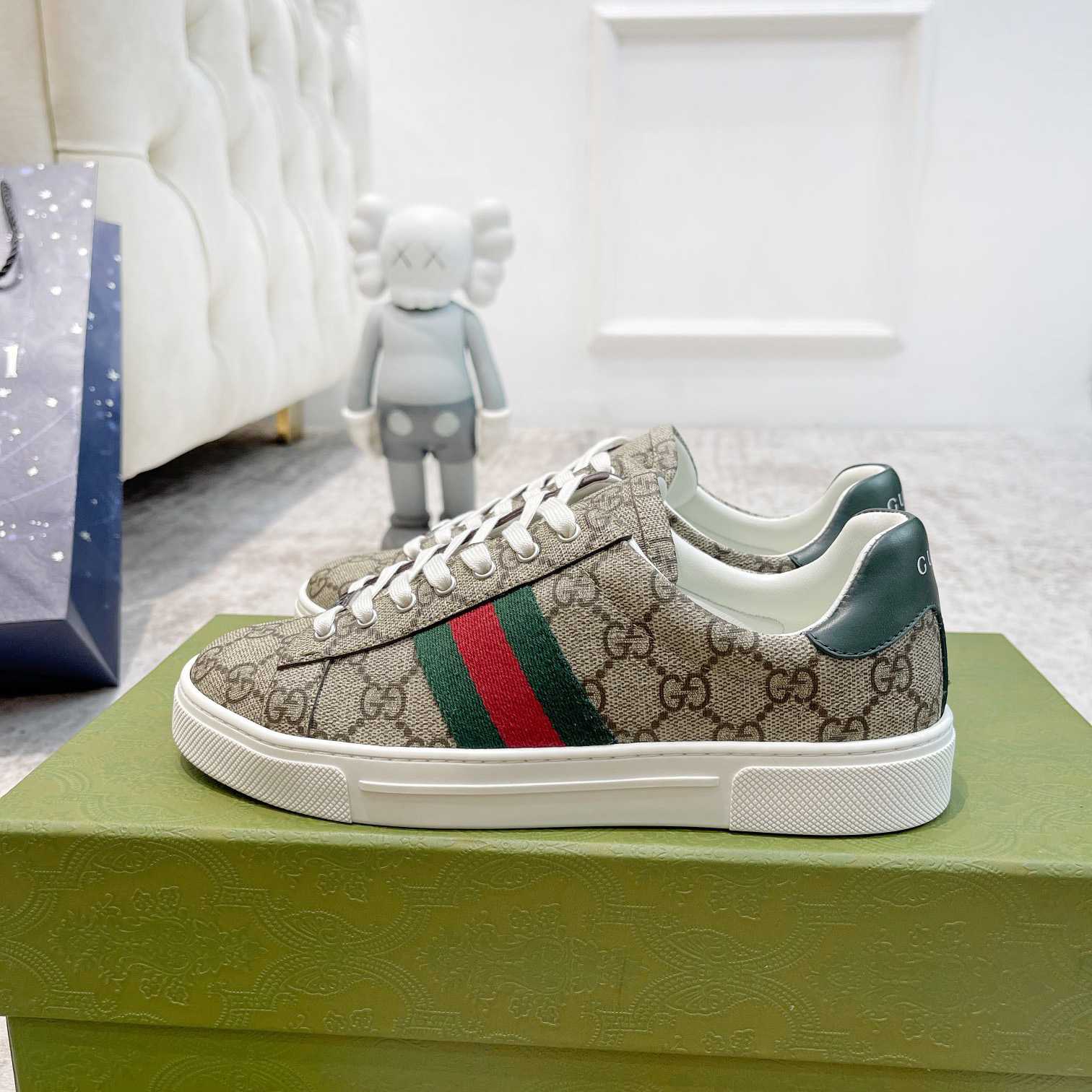 Gucci Ace Sneaker With Web - DesignerGu