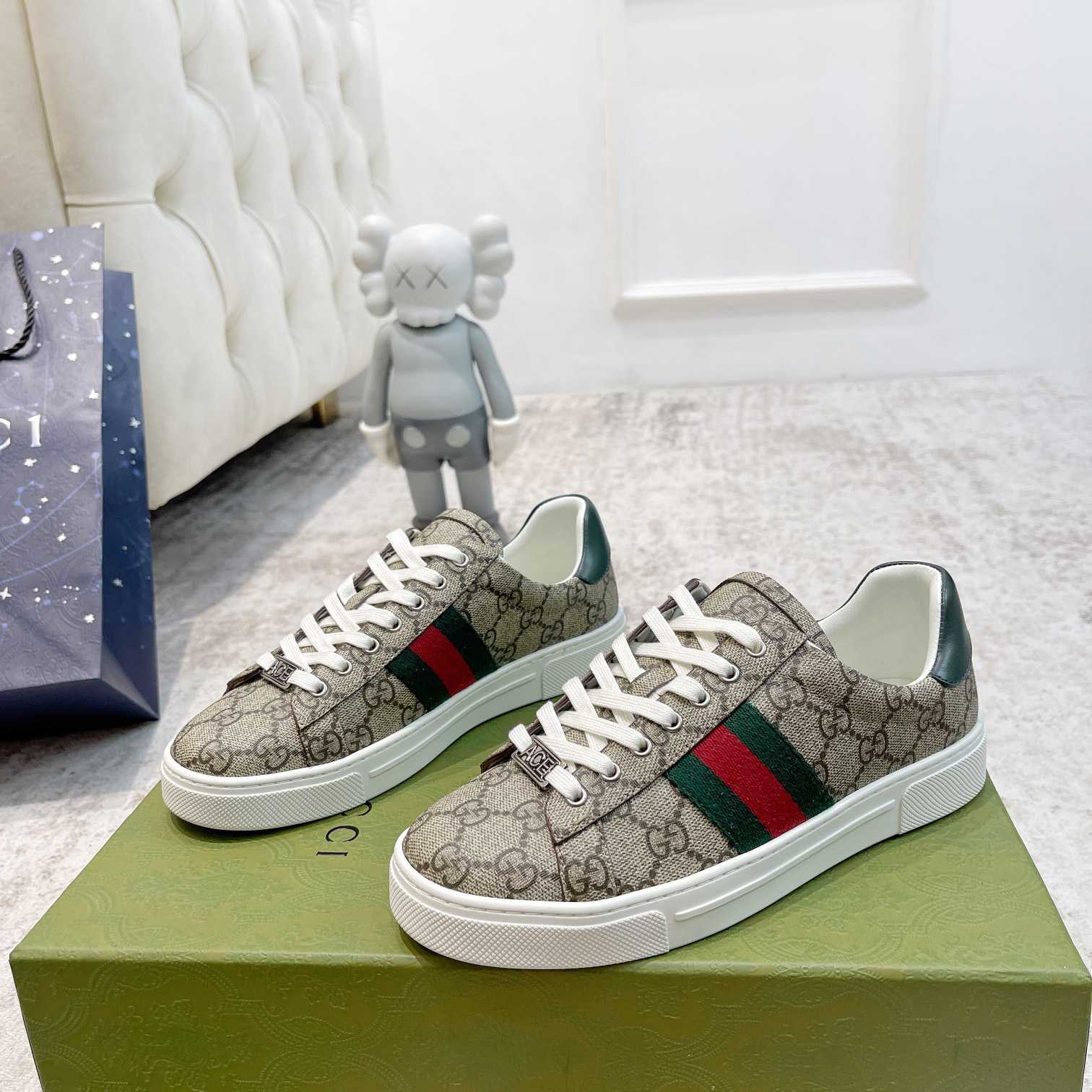 Gucci Ace Sneaker With Web - DesignerGu