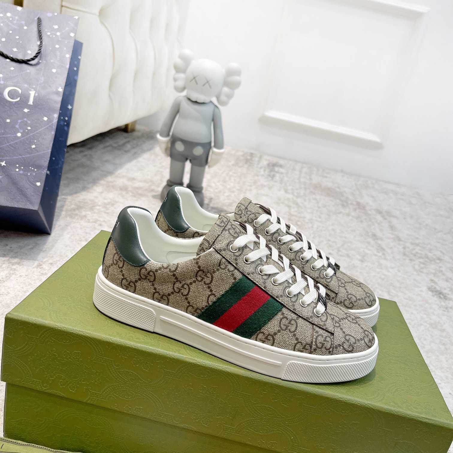 Gucci Ace Sneaker With Web - DesignerGu