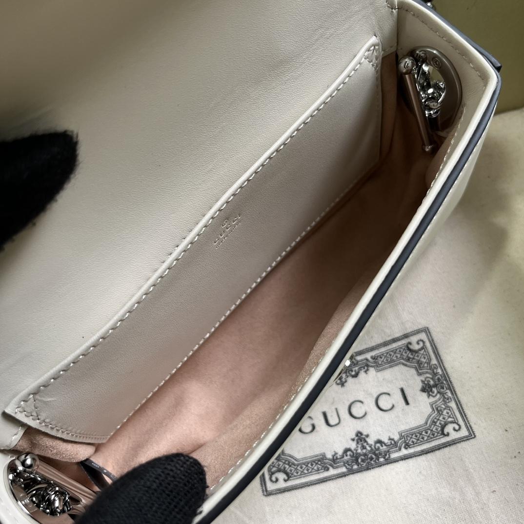 Gucci Petite GG Super Mini Bag (10x 18.5x 4cm) - DesignerGu