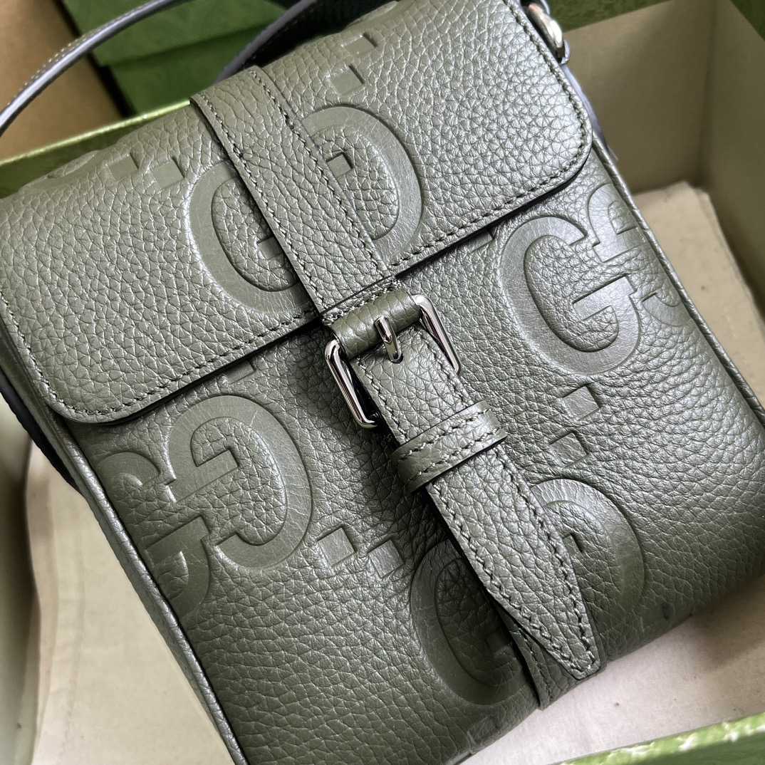 Gucci Jumbo GG Small Messenger Bag  (14.5x 18.5x 4.5cm) - DesignerGu