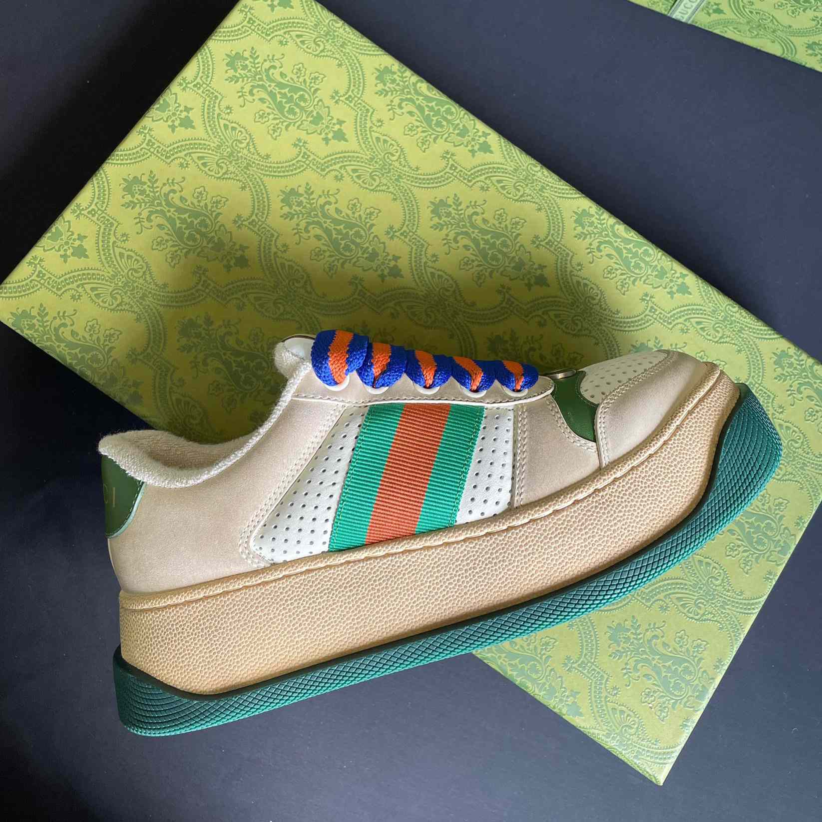 Gucci Screener Sneaker With Web - DesignerGu