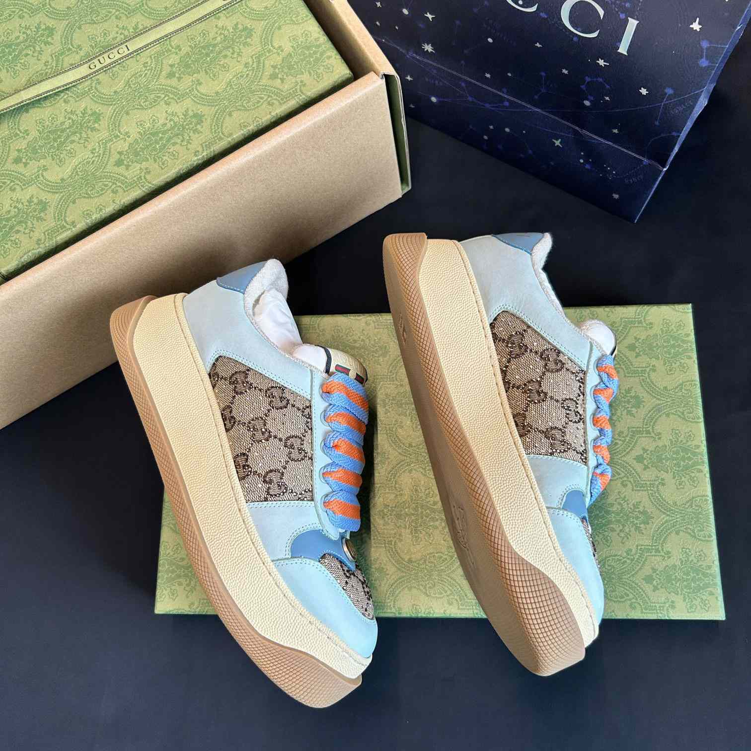 Gucci Women's Screener Sneaker - DesignerGu