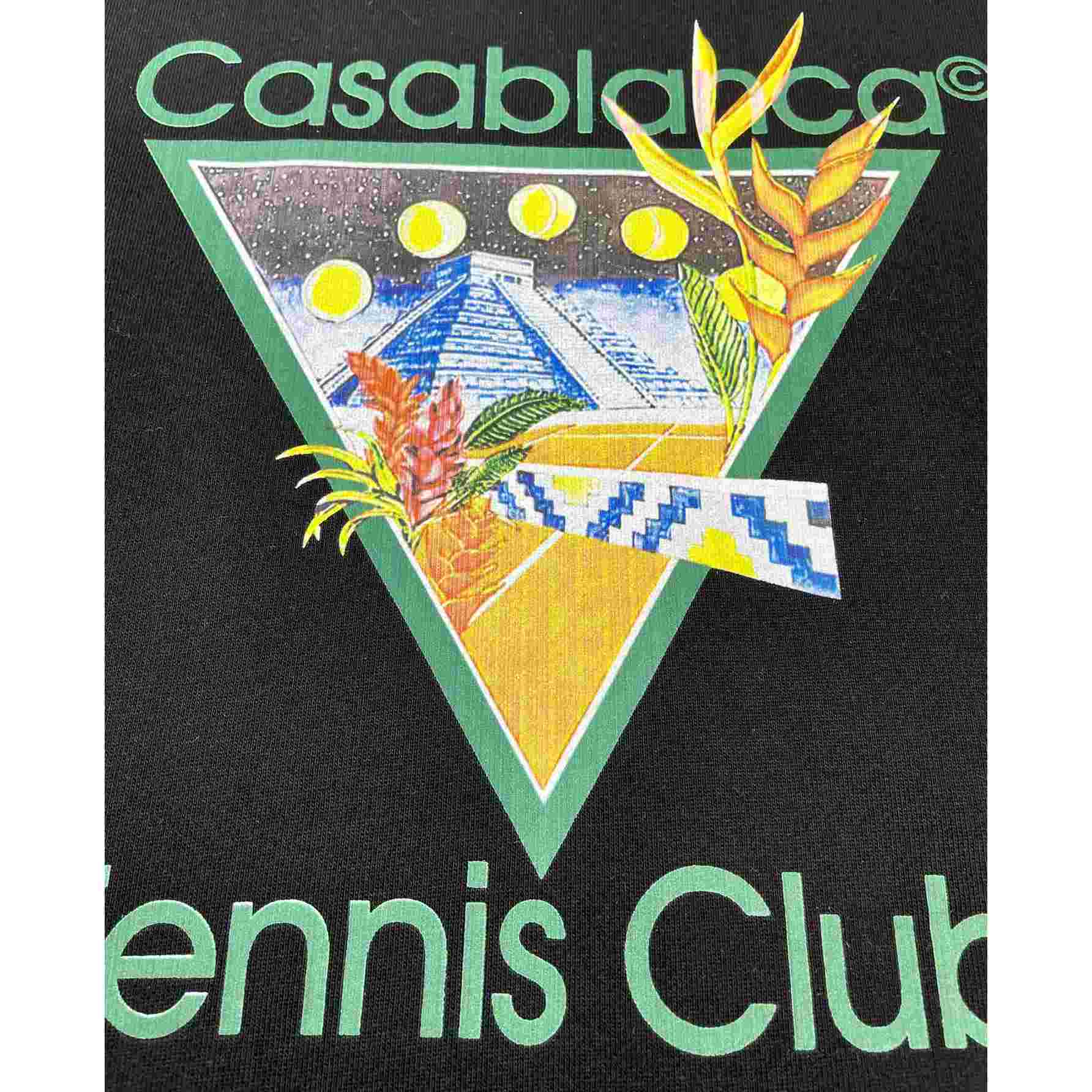 Casablanca Tennis Club Icon Printed Sweatshir - DesignerGu