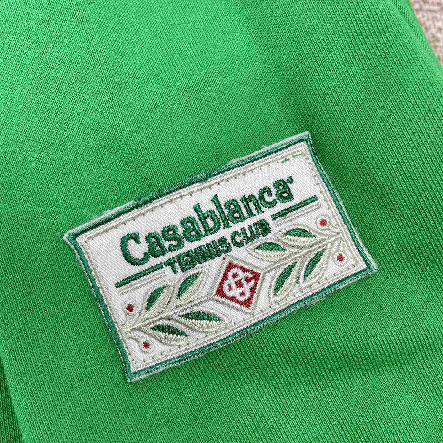 Casablanca Logo-patch Scarf Hoodie - DesignerGu