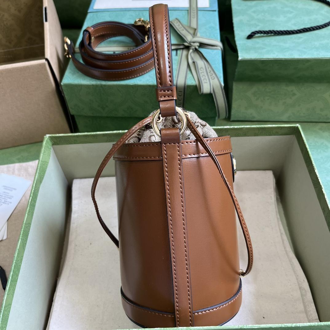 Gucci Ophidia Mini Bucket Bag  (11.5x23x8cm) - DesignerGu