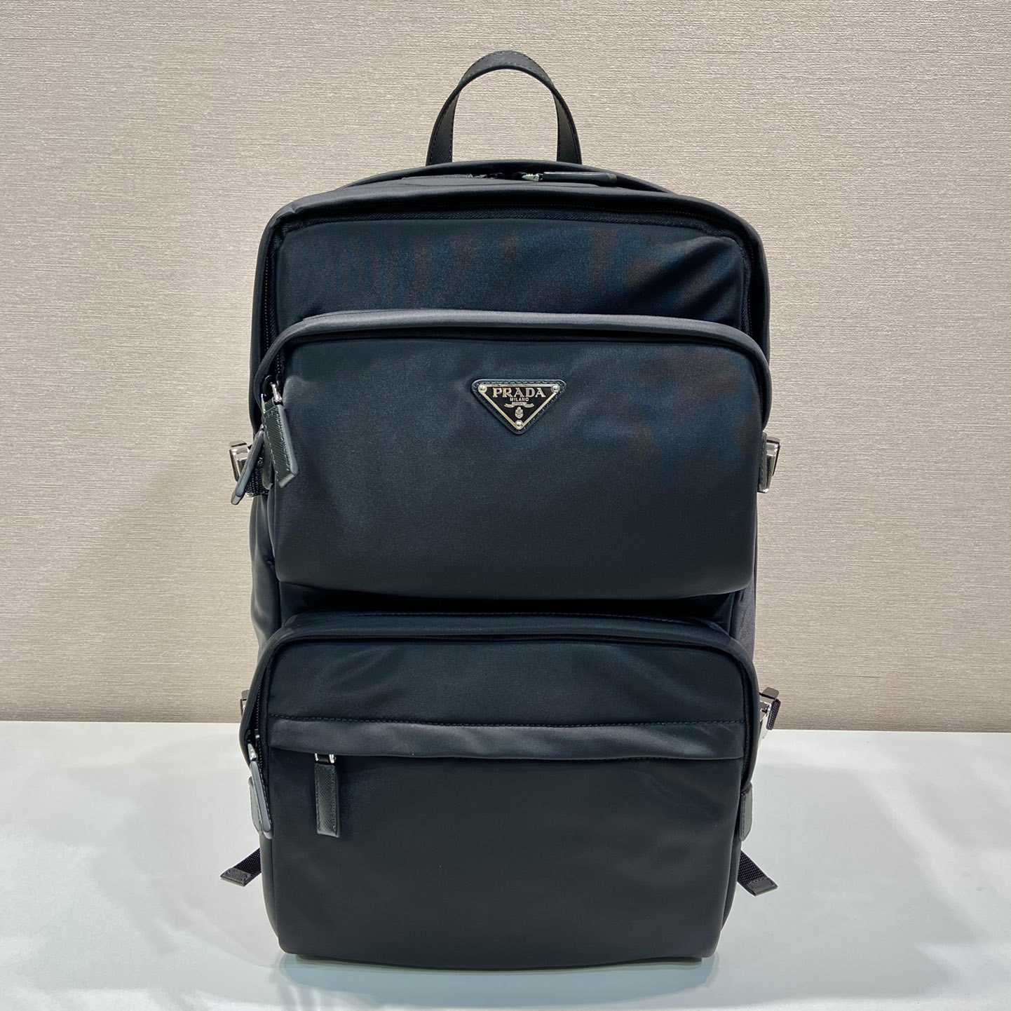 Prada Re-Nylon And Saffiano Leather Backpack - DesignerGu