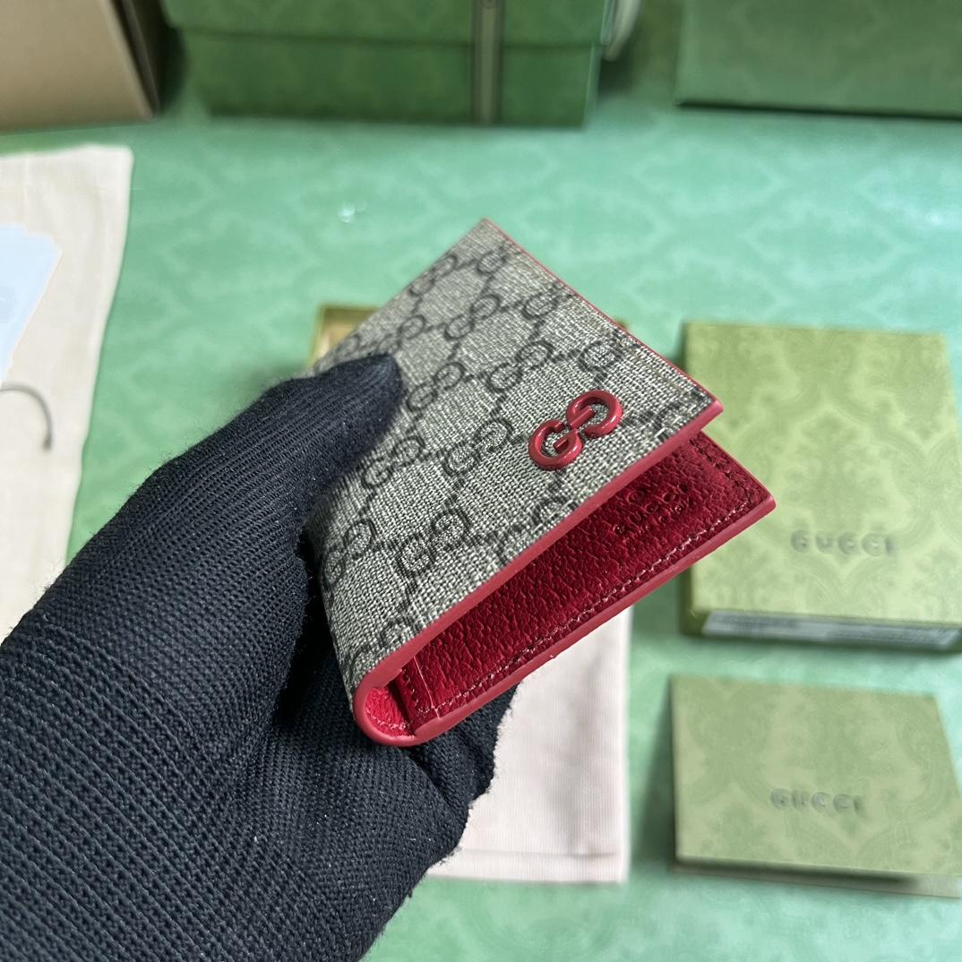 Gucci Long Card Case With GG Detail - DesignerGu