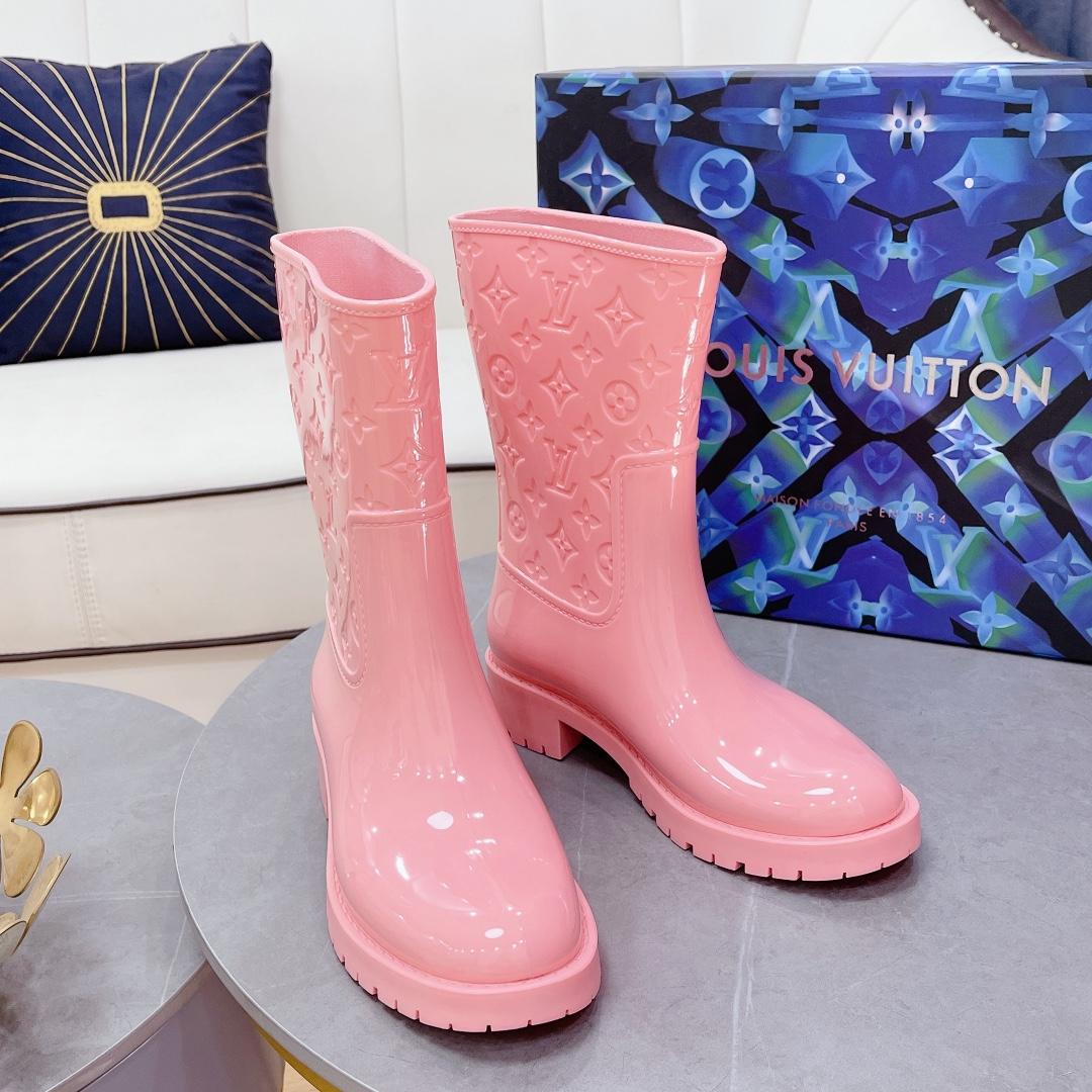 Louis Vuitton Drops Flat Half Boot - DesignerGu