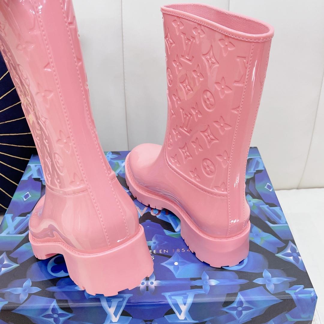 Louis Vuitton Drops Flat Half Boot - DesignerGu