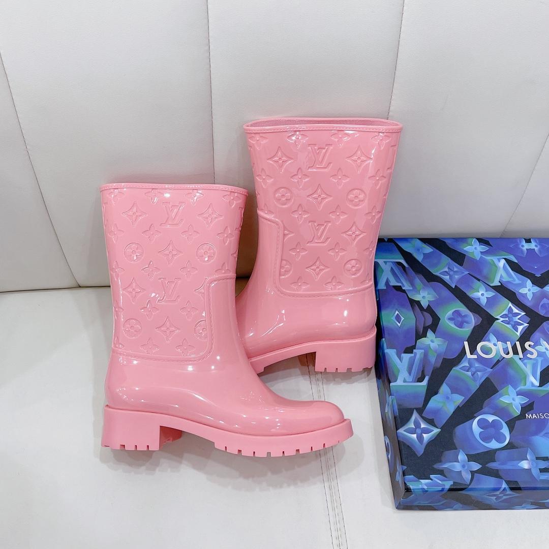 Louis Vuitton Drops Flat Half Boot - DesignerGu