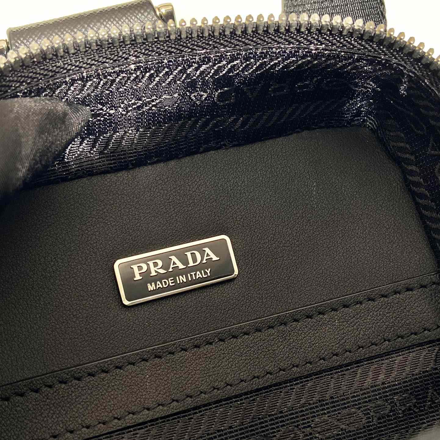 Prada Brique Saffiano Leather Bag - DesignerGu