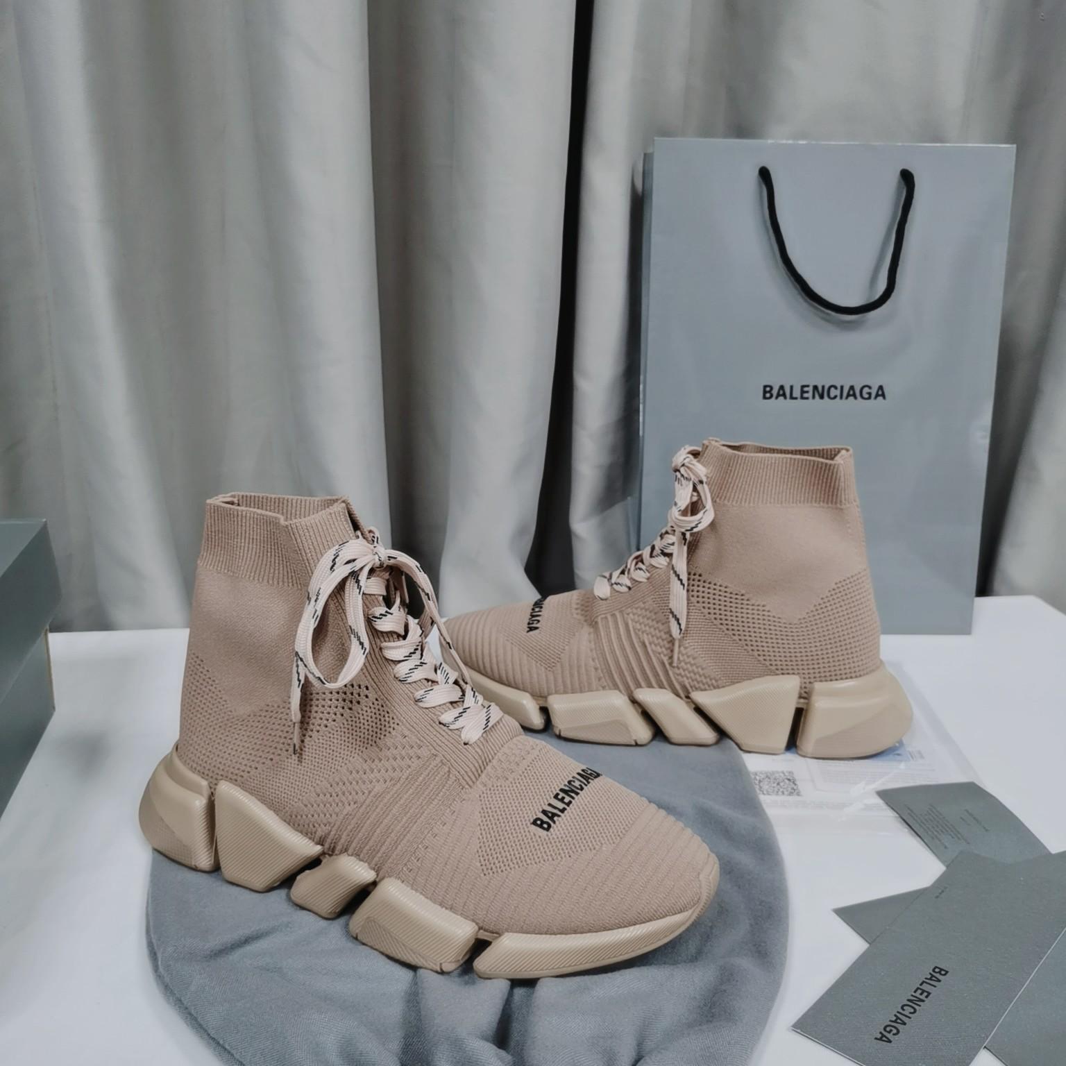 Balenciaga Speed 2.0 Lace Up Shoes - DesignerGu