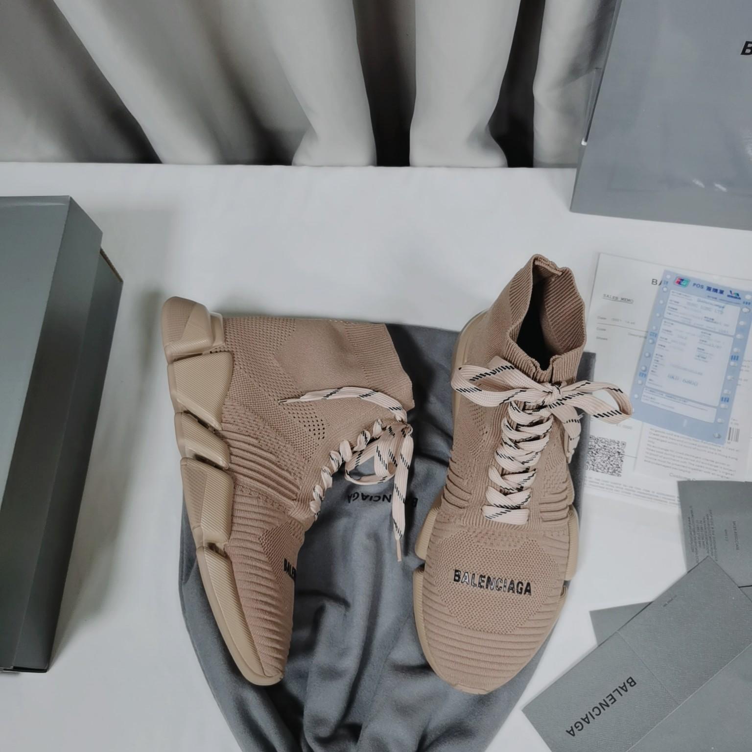 Balenciaga Speed 2.0 Lace Up Shoes - DesignerGu