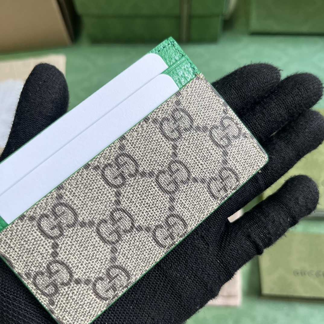 Gucci Card Case With GG Detail - DesignerGu