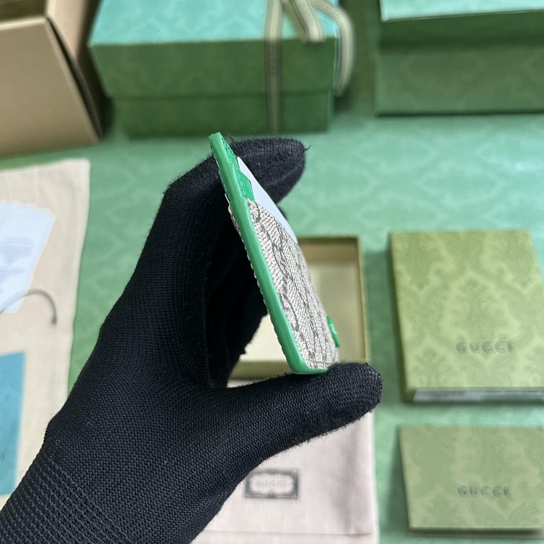 Gucci Card Case With GG Detail - DesignerGu