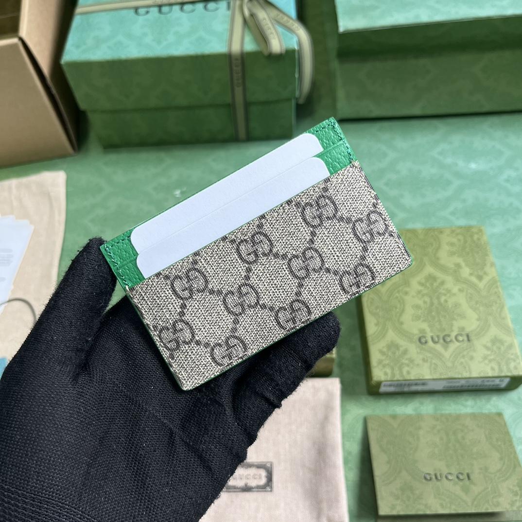 Gucci Card Case With GG Detail - DesignerGu