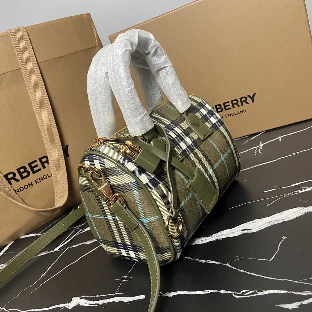 Burberry Check Mini Bowling Bag - DesignerGu