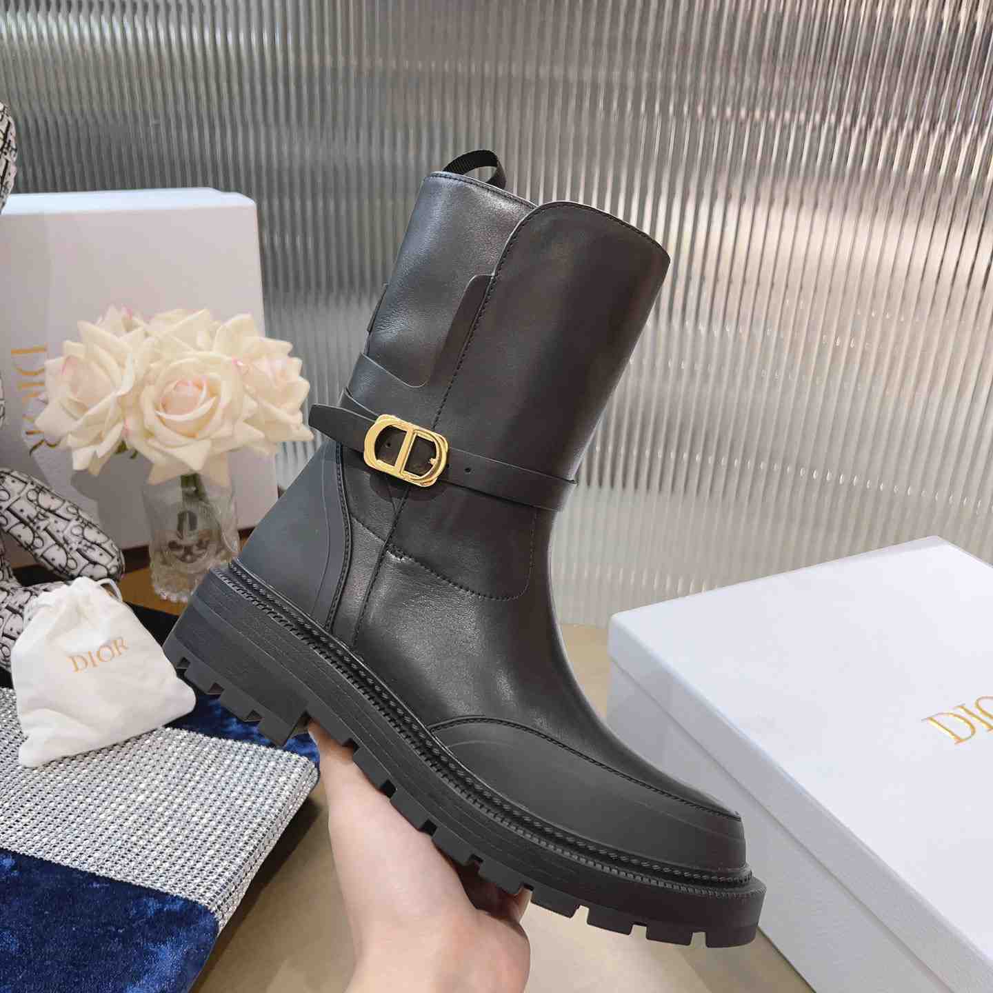 Dior 30 Montaigne Ankle Boot - DesignerGu