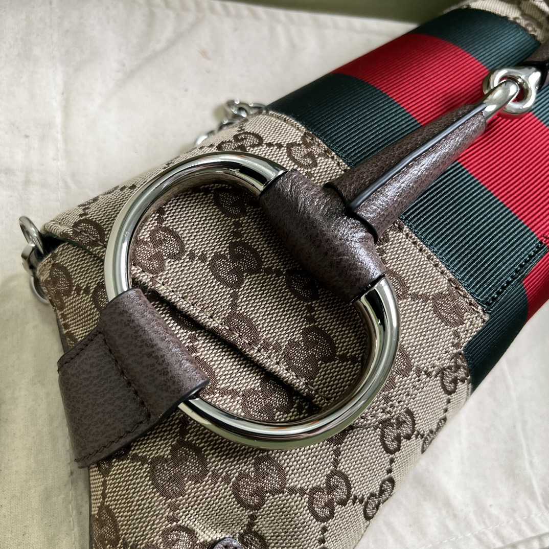 Gucci Horsebit Chain Medium Shoulder Bag (38x 15x 16cm) - DesignerGu