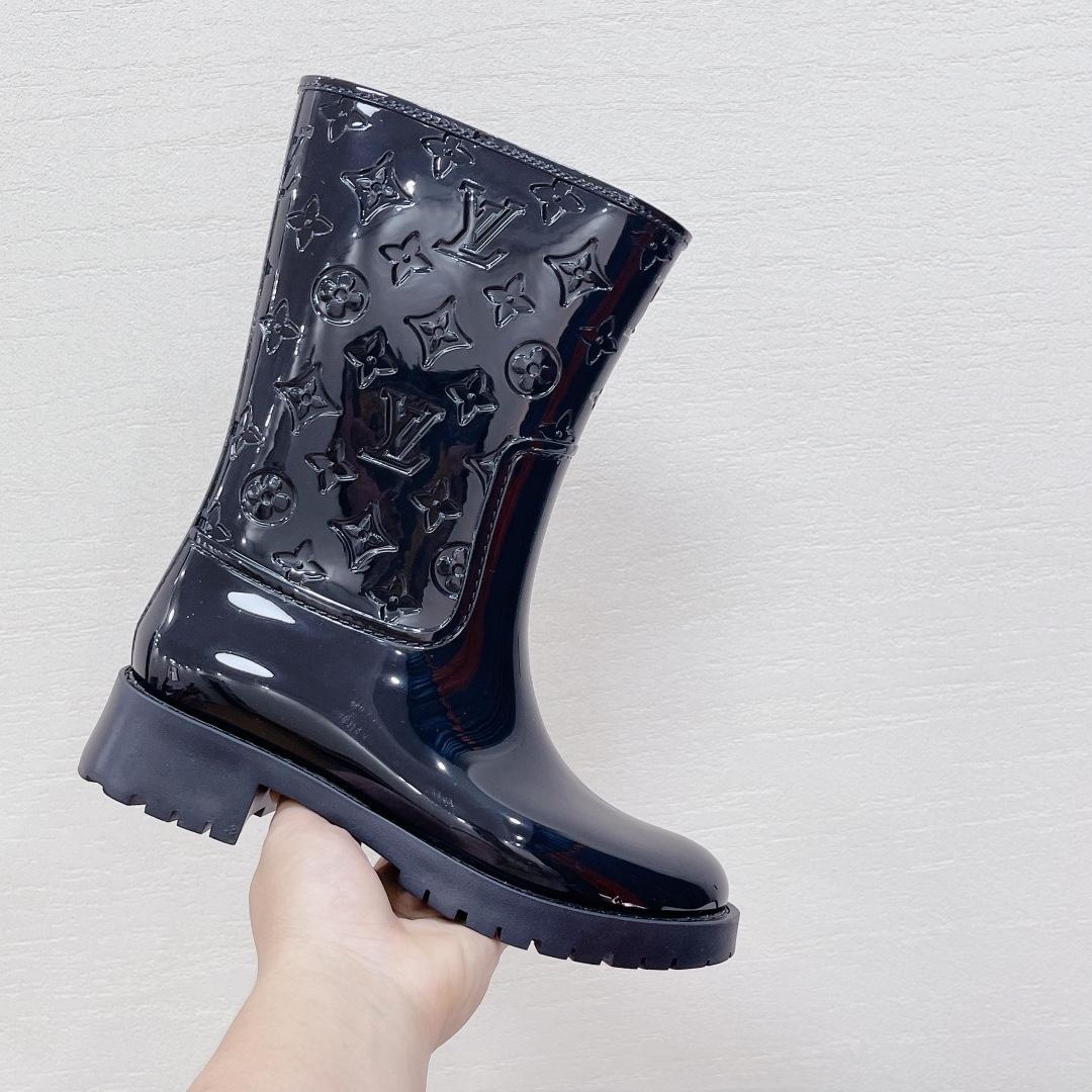 Louis Vuitton Drops Flat Half Boot - DesignerGu