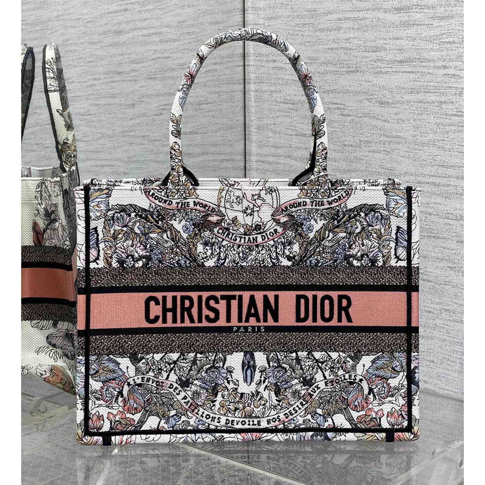 Dior Medium Dior Book Tote - DesignerGu