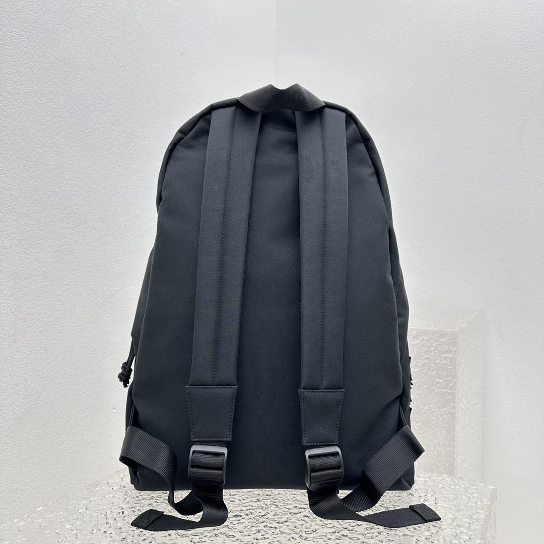 Balenciaga Gamer Patch Backpack In Black (39-14-50cm) - DesignerGu