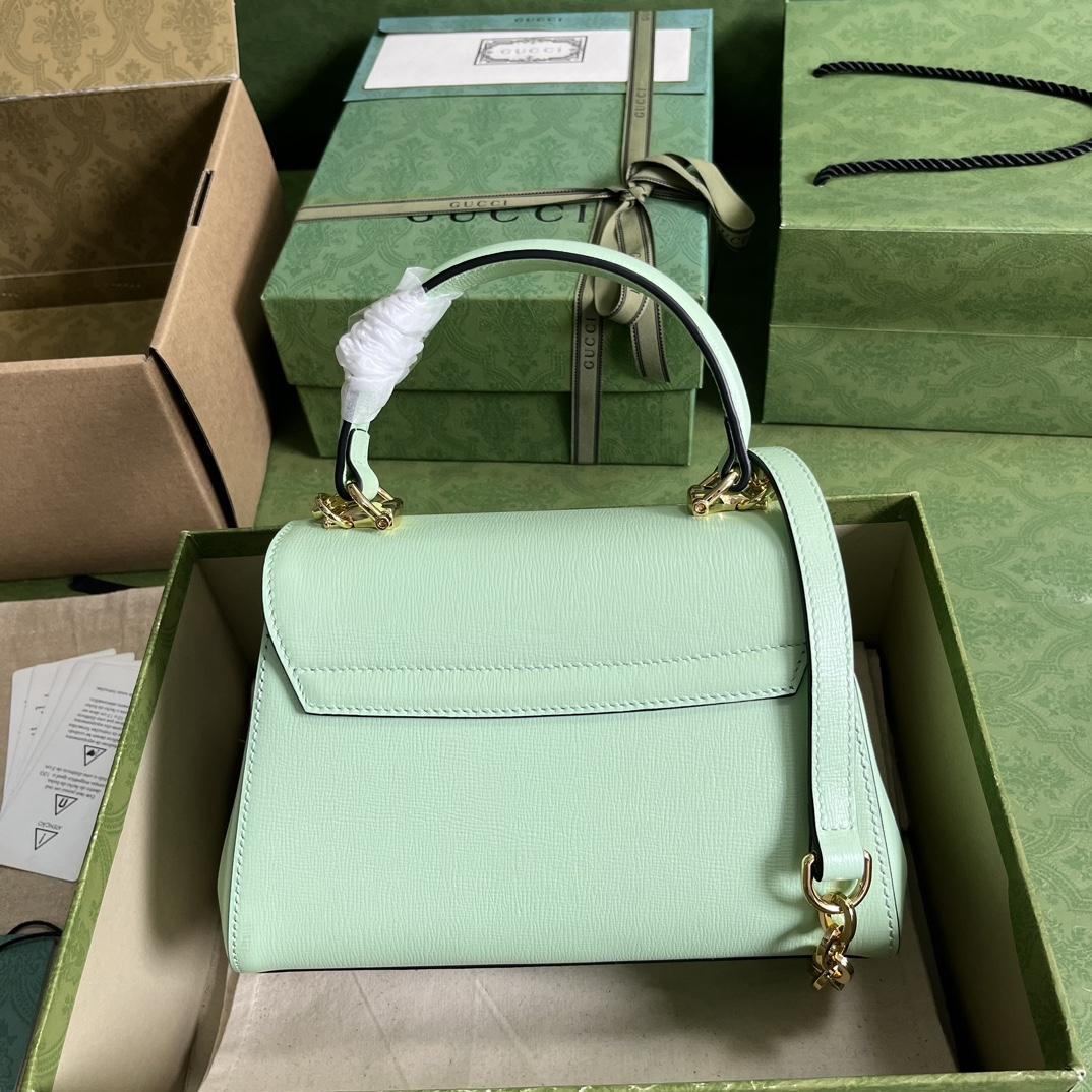 Gucci Horsebit 1955 Mini Top Handle Bag(22x16x10.5cm) - DesignerGu