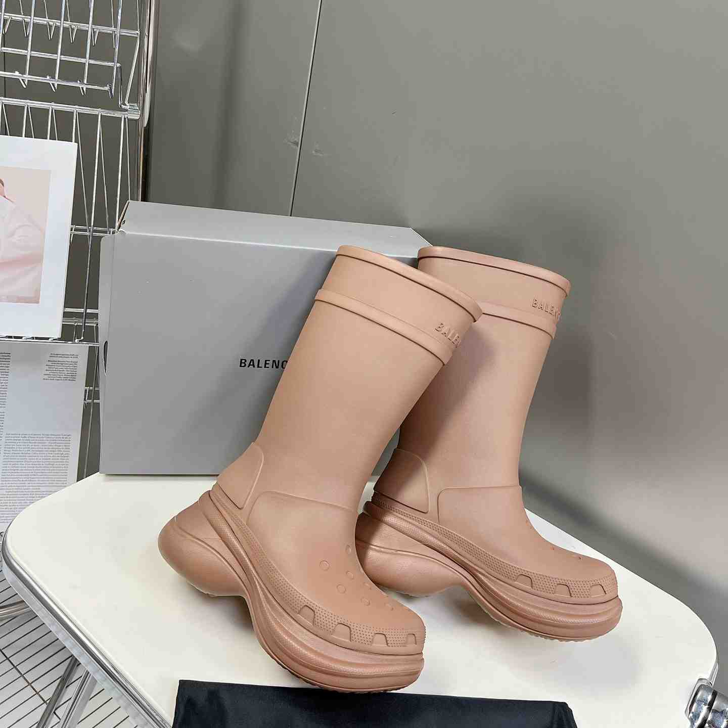 Balenciaga Crocs™ Rubber Boot  - DesignerGu