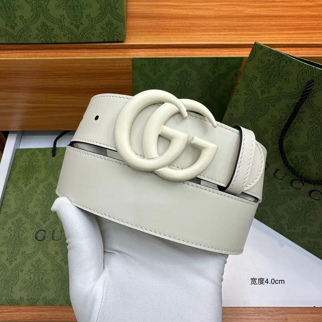 Gucci gg Marmont Reversible Thin Belt - DesignerGu