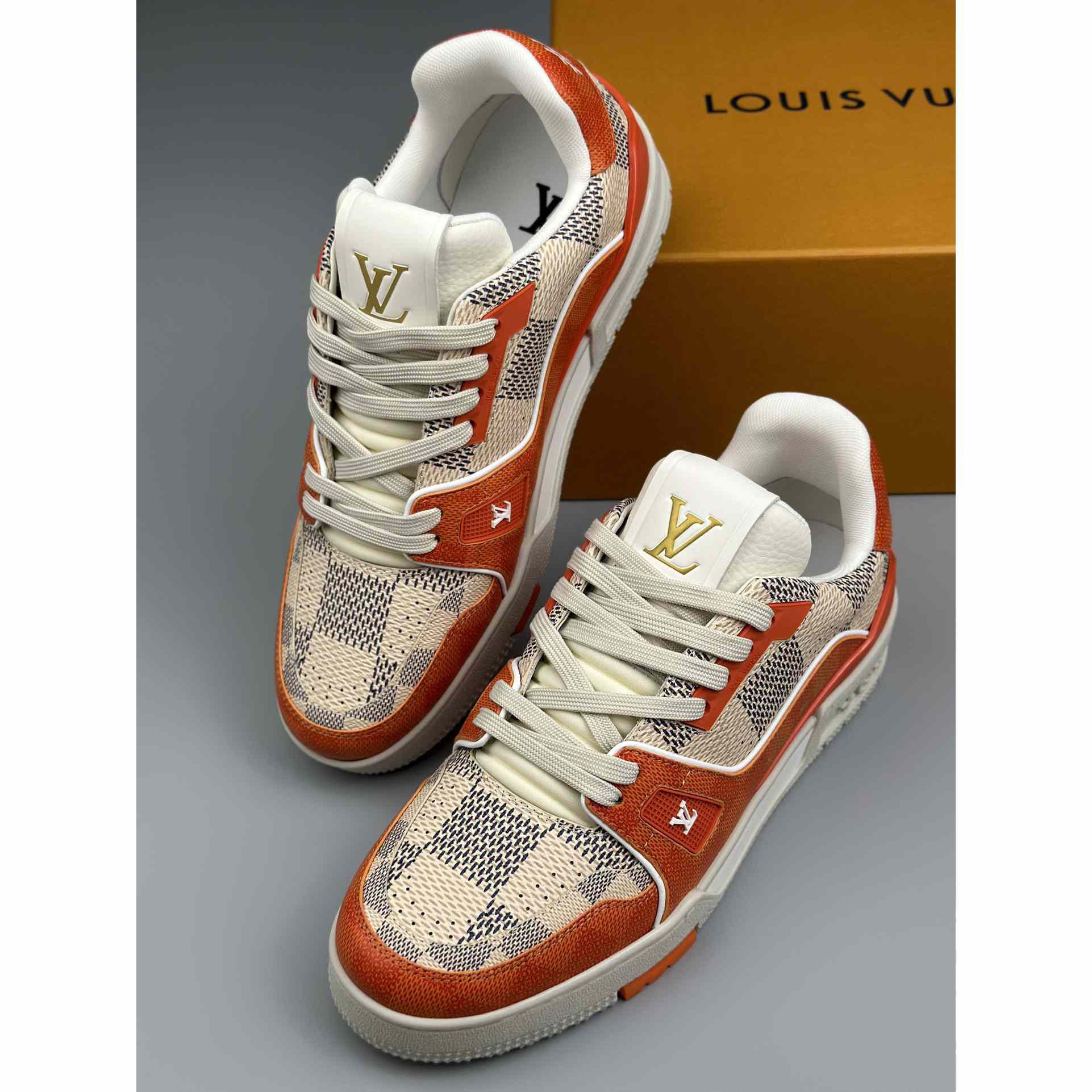 Louis Vuitton LV Trainer Sneaker (Upon UK Size) 1AC56P - DesignerGu