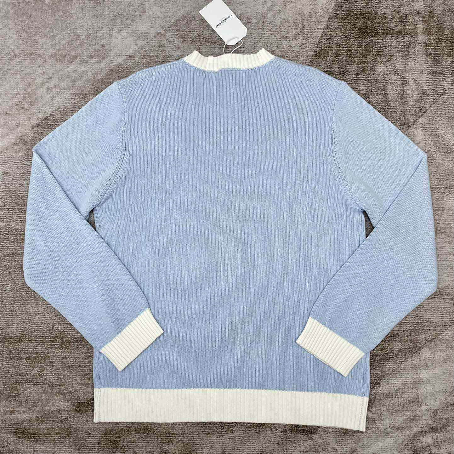 Casablanca Cotton Sweater With Logo - DesignerGu