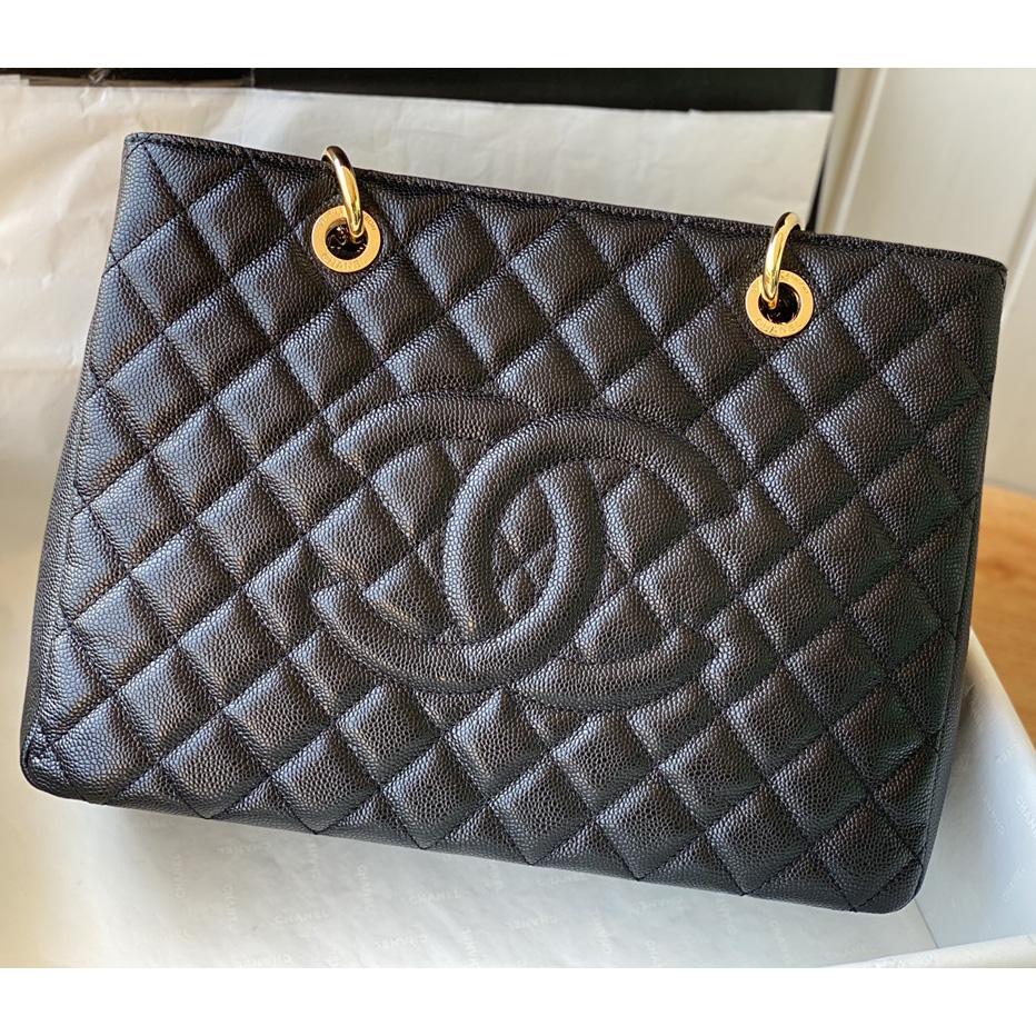 Chanel Caviar Grand Shopping Tote   33cm - DesignerGu