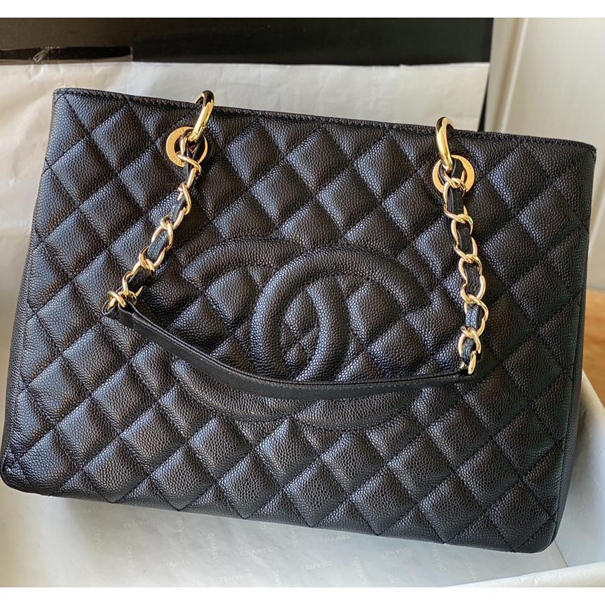 Chanel Caviar Grand Shopping Tote   33cm - DesignerGu