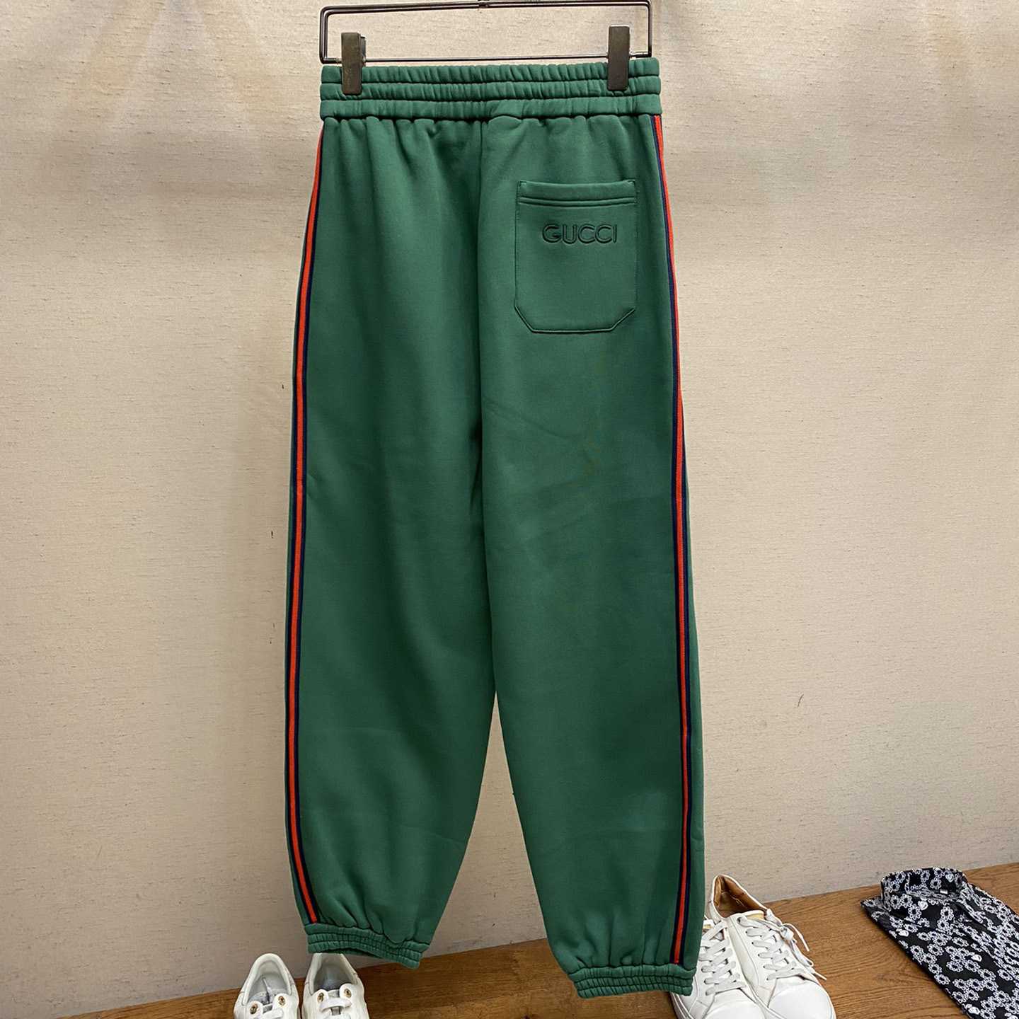 Gucci Cotton Jersey Track Pant With Web - DesignerGu