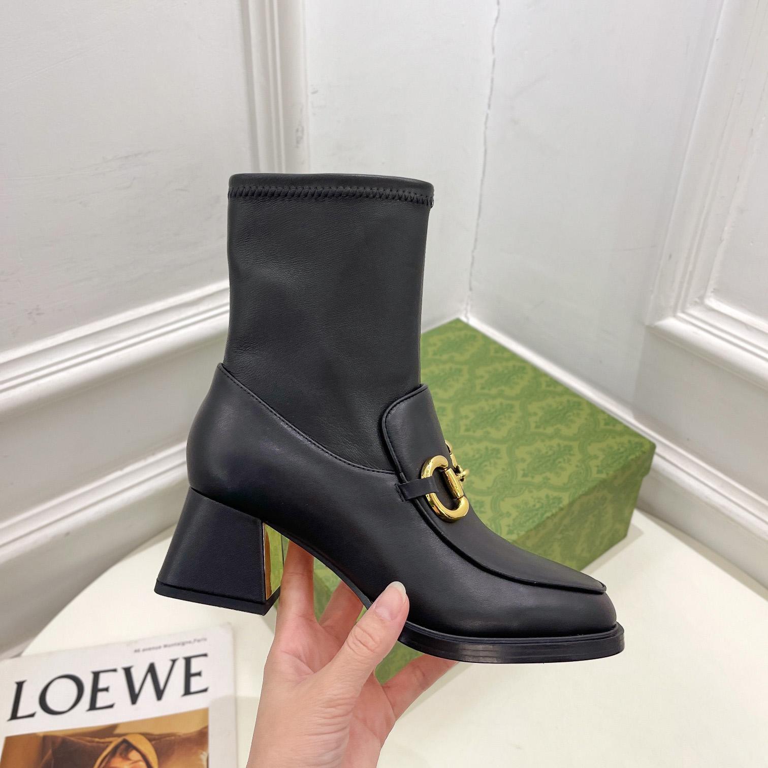 Gucci Women's Boots With Horsebit - DesignerGu