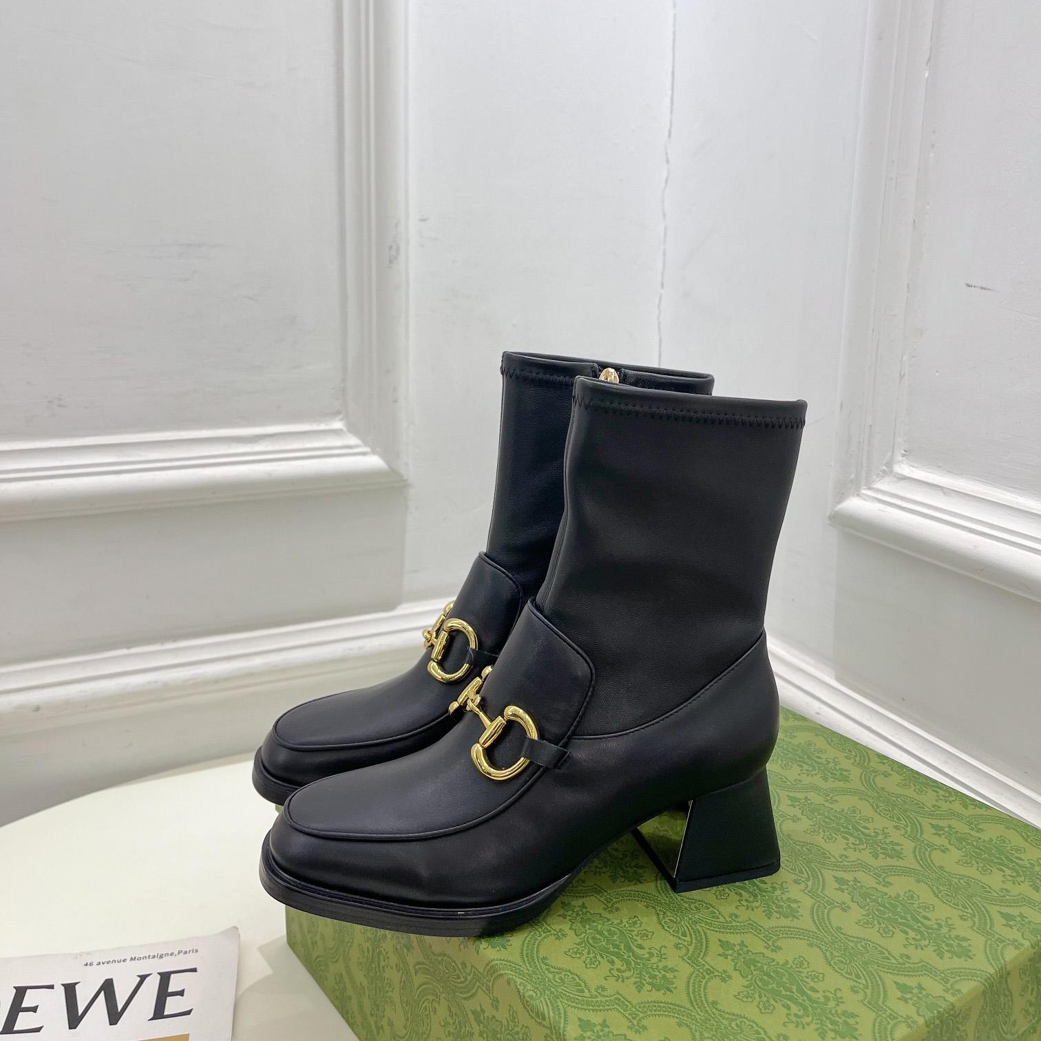 Gucci Women's Boots With Horsebit - DesignerGu