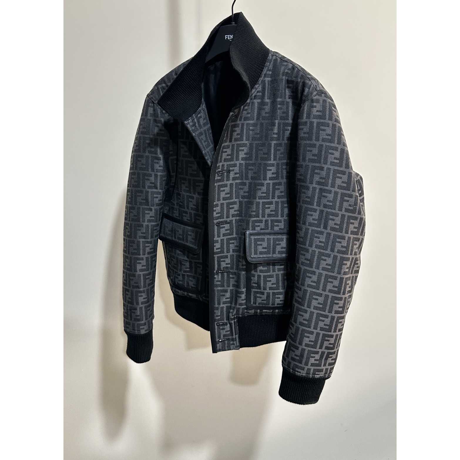 Fendi FF Jacquard Fabric Jacket - DesignerGu