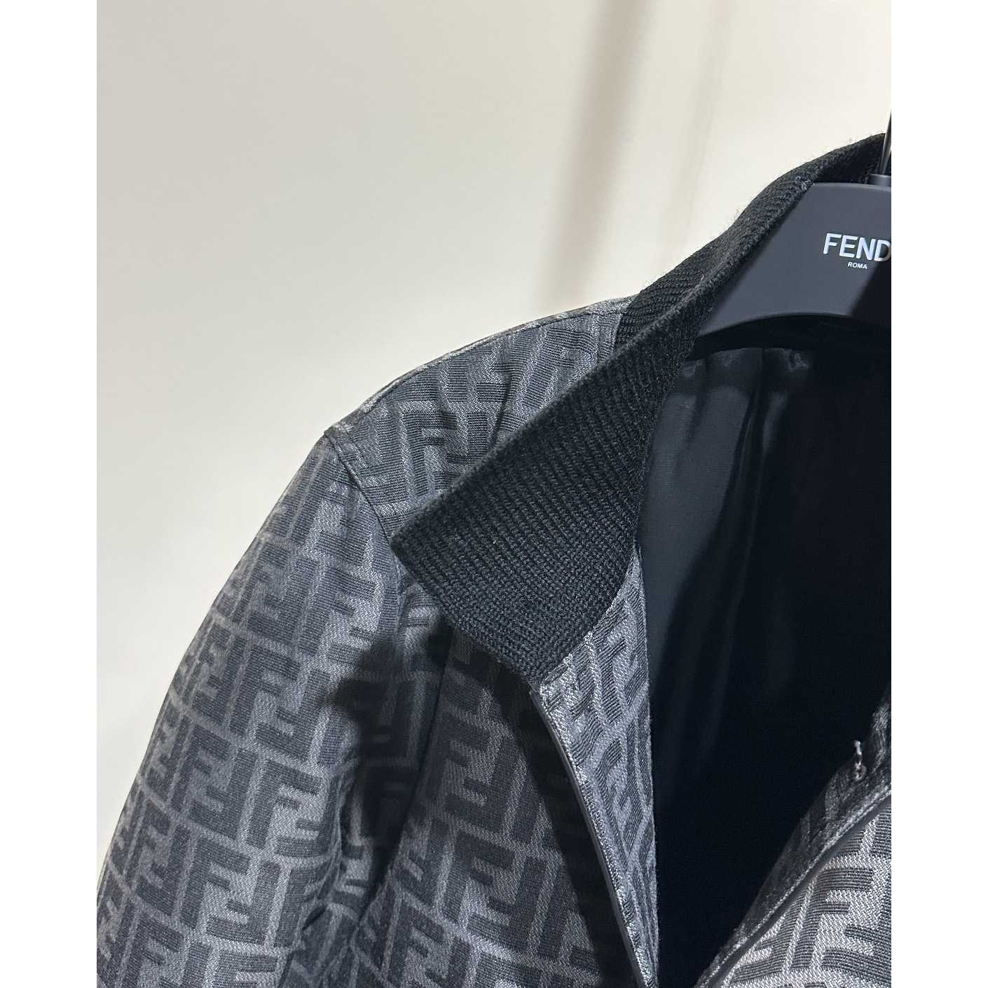 Fendi FF Jacquard Fabric Jacket - DesignerGu