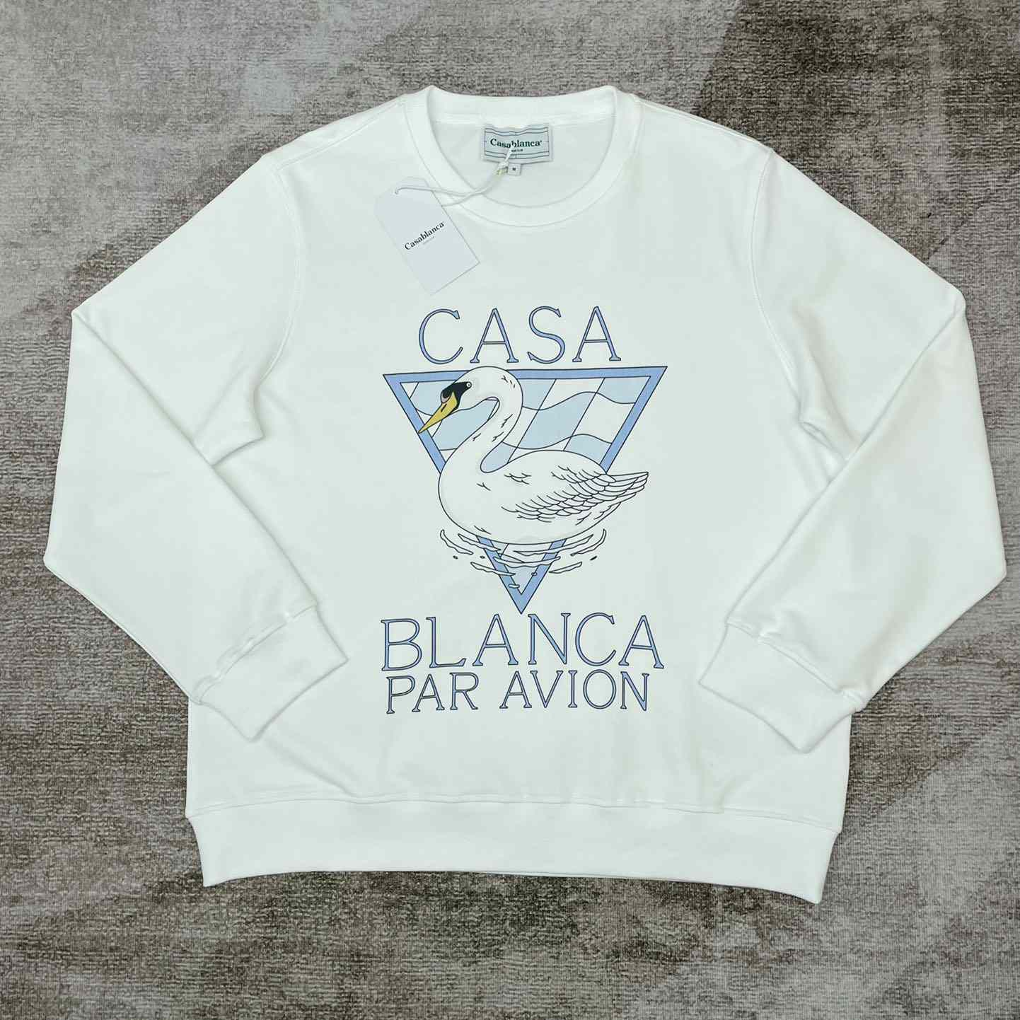 Casablanca Par Avion Screen Printed Sweatshirt - DesignerGu