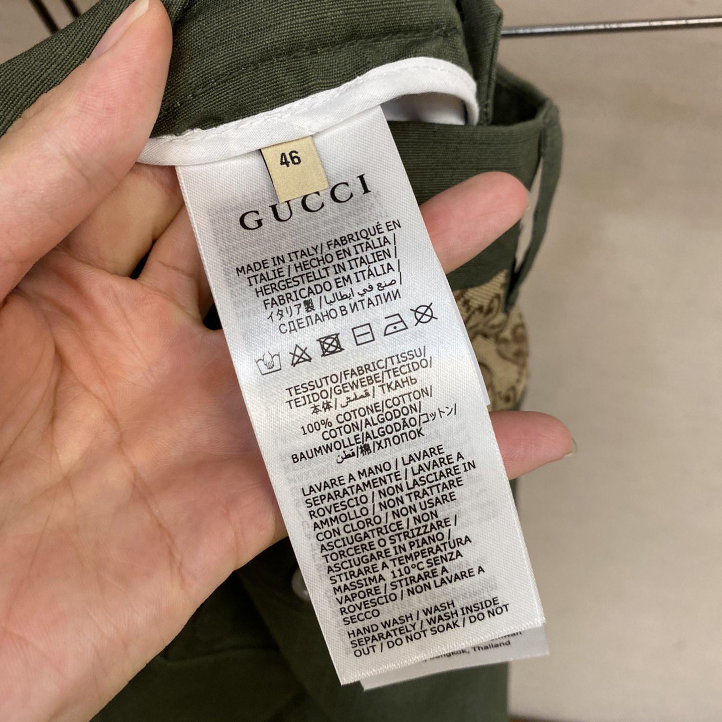 Gucci Cotton Cargo Trouser - DesignerGu