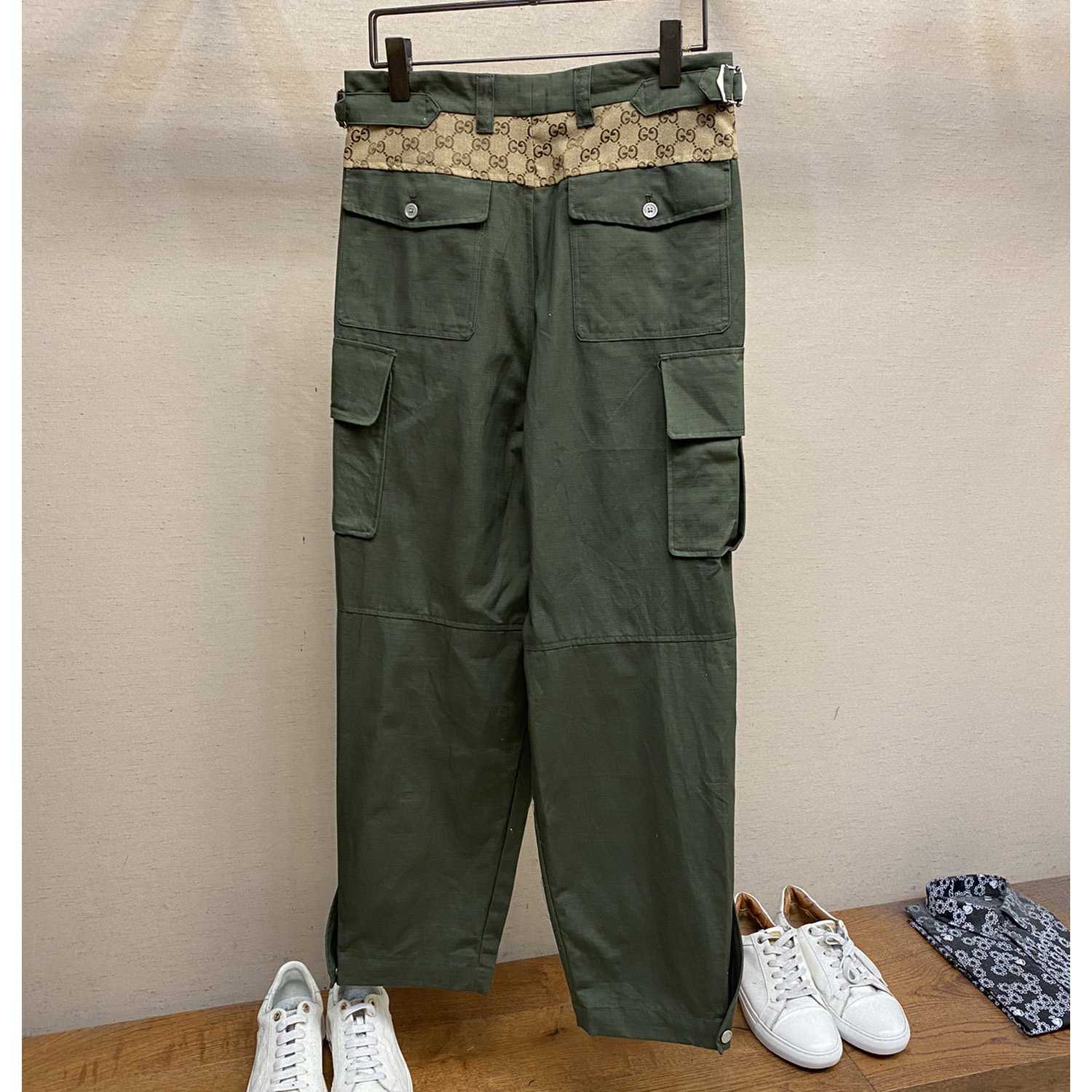 Gucci Cotton Cargo Trouser - DesignerGu