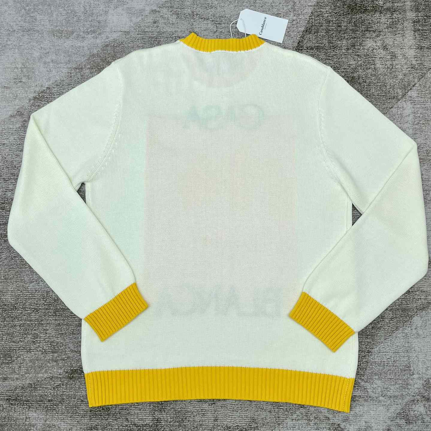 Casablanca Cotton Sweater With Logo - DesignerGu