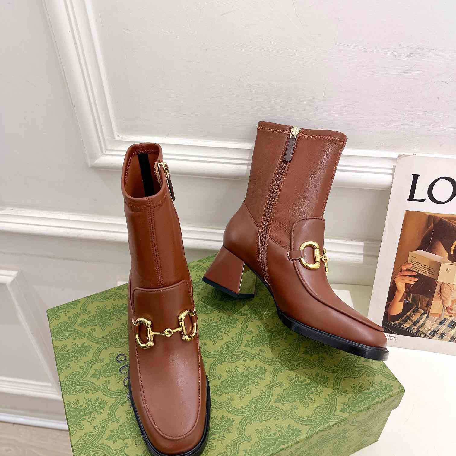 Gucci Women's Boots With Horsebit - DesignerGu