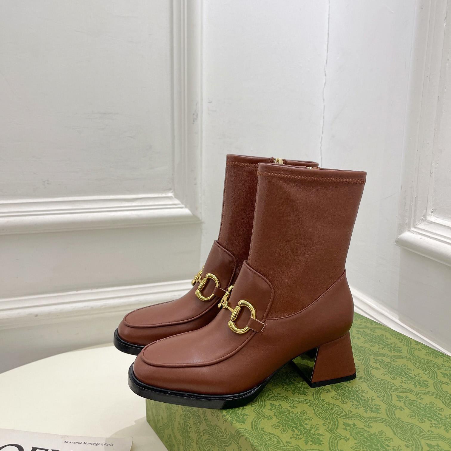 Gucci Women's Boots With Horsebit - DesignerGu