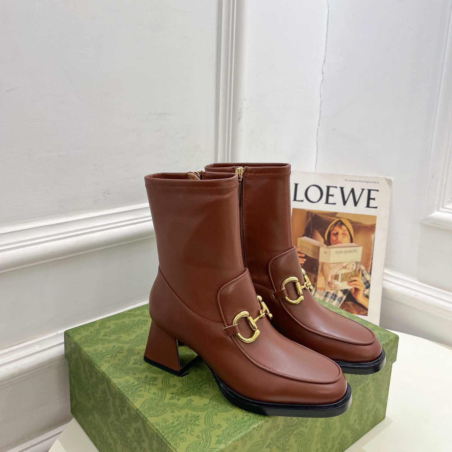 Gucci Women's Boots With Horsebit - DesignerGu